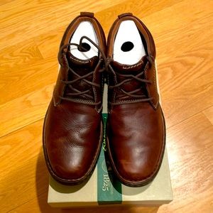 Clarks brown leather Stratton boot.